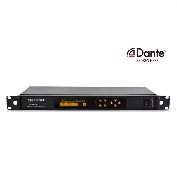 Relacart CS-302 Conferencing Discussion System with Dante Network Interface