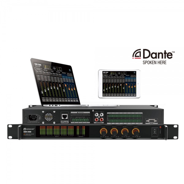 Relacart DAM-208D Digital Automatic Mixer with Dante Interface