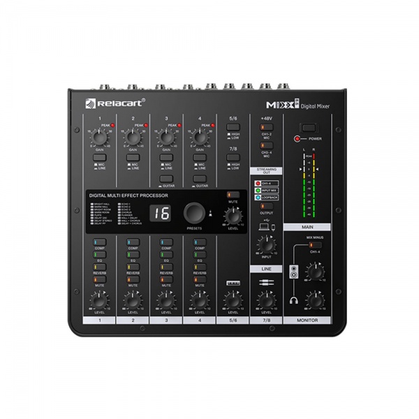 Relacart MIXX 8.6 8-Channel Digital Mixer